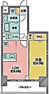 プレサンス上前津グレース【4階】の間取り