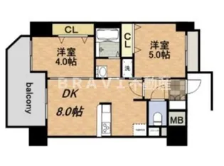 アーデンタワー本町イースト【2階】の間取り