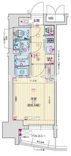 ファステート大阪城東グリッジ【5階】の間取り
