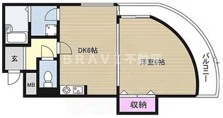 フォルム東三国【7階】の間取り
