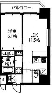 スプランディッド安土町【4階】の間取り