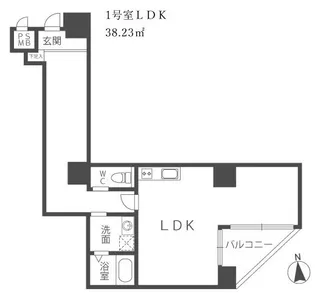 b.UEMACHIDAI(ビー上町台)【10階】の間取り