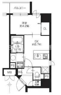 GAUDI(ガウディ)【3階】の間取り