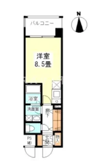 レジディア靭公園【9階】の間取り