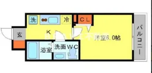 1Kの間取り画像
