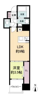 セレニテ堺筋本町プリエ【12階】の間取り