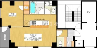 BRAVE天満橋【9階】の間取り