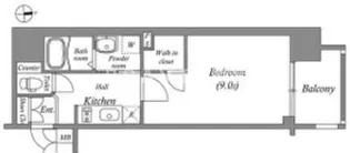 プレサンス堺筋本町駅前【6階】の間取り