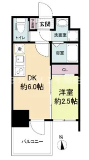 セレニテ天満橋アリア【9階】の間取り