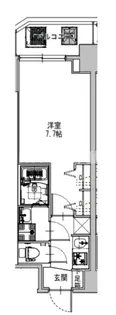 S-RESIDENCE堺筋本町Uno【6階】の間取り