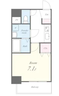グランパシフィック北新町【15階】の間取り