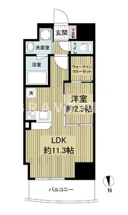 セレニテ堺筋本町リアン【2階】の間取り