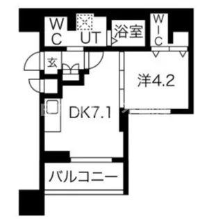 ソルテラス大阪城東【2階】の間取り