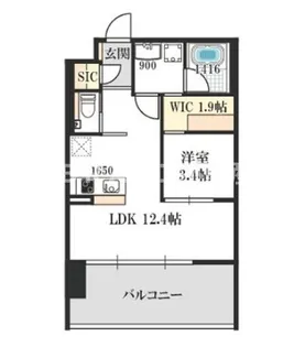 ベネチア天満橋【5階】の間取り