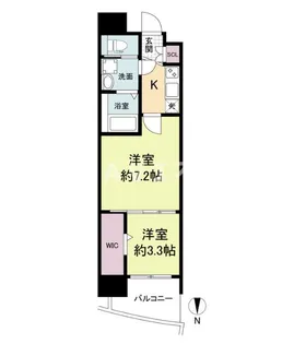 セレニテ堺筋本町プリエ【5階】の間取り