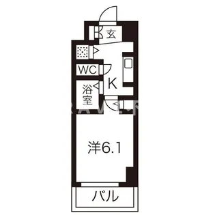 プレサンス大阪城公園パークプレイス【4階】の間取り