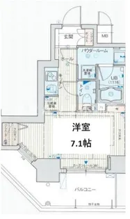 エスライズ本町東【7階】の間取り