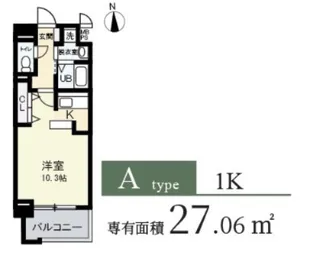 ブランクレール谷町【9階】の間取り