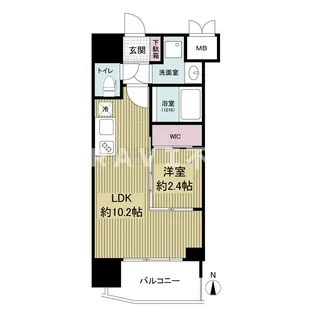 セレニテ本町東リアン【4階】の間取り