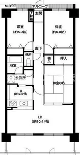 メロディーハイム緑橋弐番館【8階】の間取り