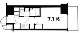 スワンズシティ大手前ソレイユ【15階】の間取り