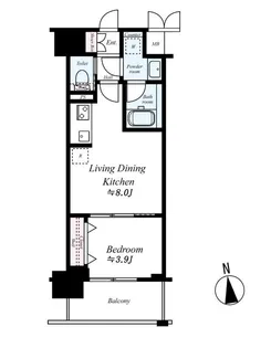 レオンコンフォート本町東Ⅲ【2階】の間取り
