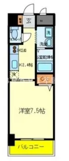 パウゼ大手前【3階】の間取り