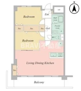 ISM大阪城公園【11階】の間取り