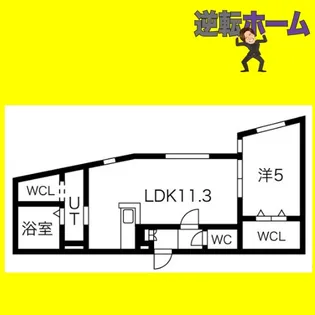 P?che裏参道【1階】の間取り