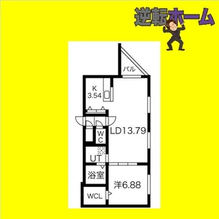 シャトーライフ中島公園1【5階】の間取り