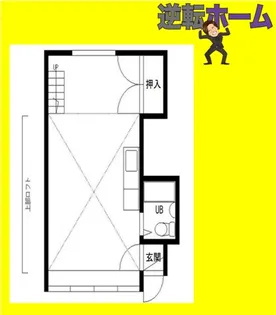 セゾンB【2階】の間取り