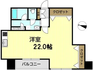 ファーストハイム南6条【3階】の間取り