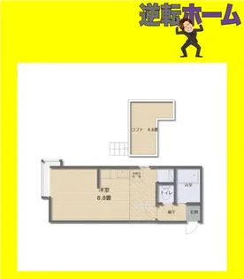 東札幌ステーションハウス【3階】の間取り