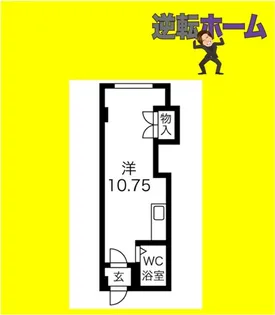パラシオン南10条【4階】の間取り