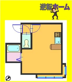 サンハイツ平岸【1階】の間取り