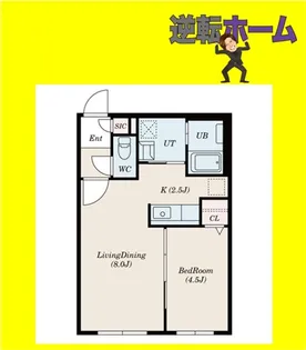 ネクステージ手稲本町【1階】の間取り
