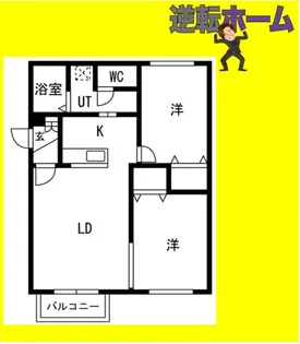 パルティール TM LSE【2階】の間取り