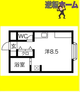 サンハイツ弐番館【3階】の間取り