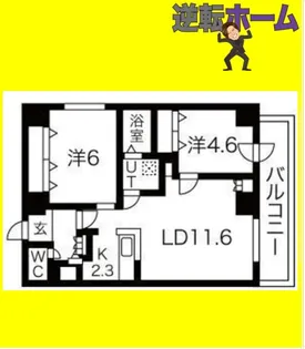 ヴィラ・コンフォート【4階】の間取り