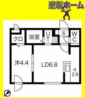 グランメール本郷通【2階】の間取り