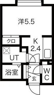 NsK BLD.2nd(エヌエスケイビルセカンド)【2階】の間取り