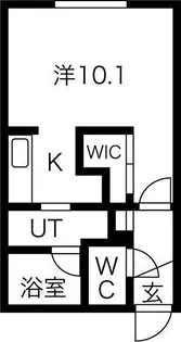 ナチュラルネスト札幌医大前【5階】の間取り