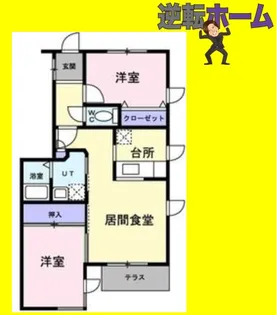 パルデンス宮の沢【2階】の間取り