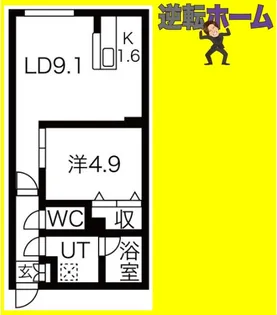 カサトレス白石【2階】の間取り