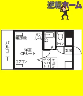 ドミール札幌【8階】の間取り