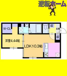 仮)アーバス南円山【4階】の間取り