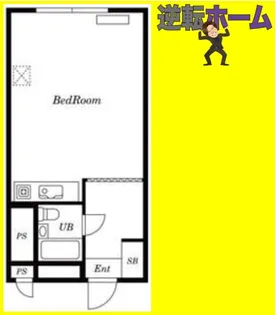 マンションニューエルム 207号室【2階】の間取り