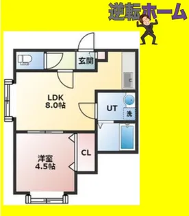 プラダハウス【2階】の間取り