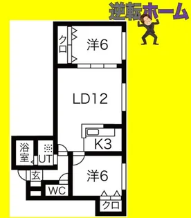 S・U・N287【3階】の間取り