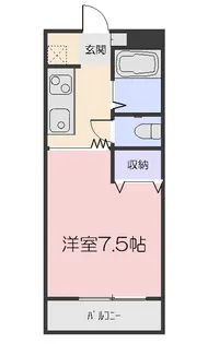 ファインヴィーブル弐番館【1階】の間取り